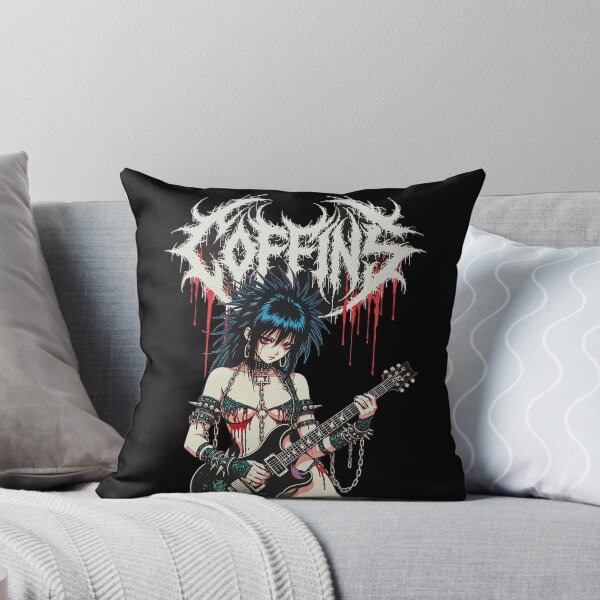 Item preview, Sonic Carnage - Heavy Metal Guitarist Anime Girl designed and sold by CoffinsArt.
