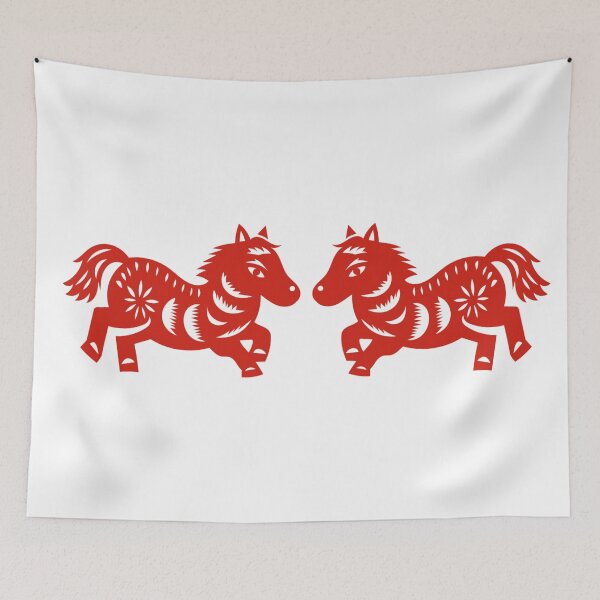 Item preview, Baby Fire Horse Twins 2026  designed and sold by AnimaliaStar.