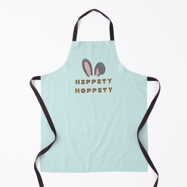 Item preview, Hippity Hoppity Easter Bunny Grey Text Yellow Spring Stickers Prints Posters Wall Art Magnet Home Coffee Cup Decoration TShirt Stationary Notebook Magnet Hat Kitchen Work School Office Redbubble Shop designed and sold by Saritas Boutique Shop.