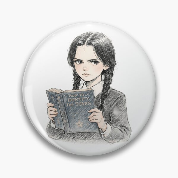 Item preview, GOTH GIRL WITH STAR GUIDE BOOK designed and sold by LIS AND MELIVERSO.
