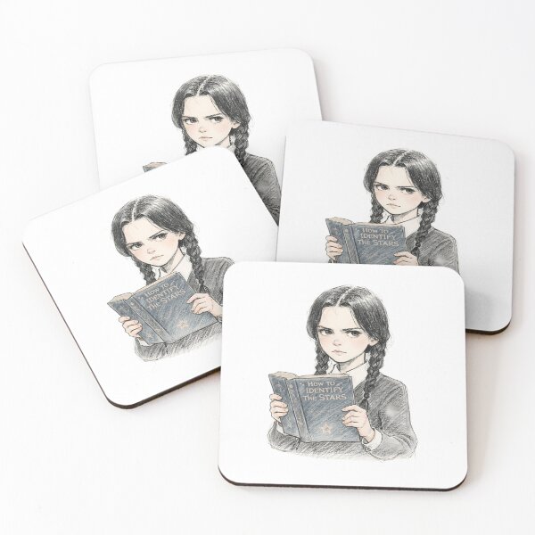 Item preview, GOTH GIRL WITH STAR GUIDE BOOK designed and sold by LIS AND MELIVERSO.