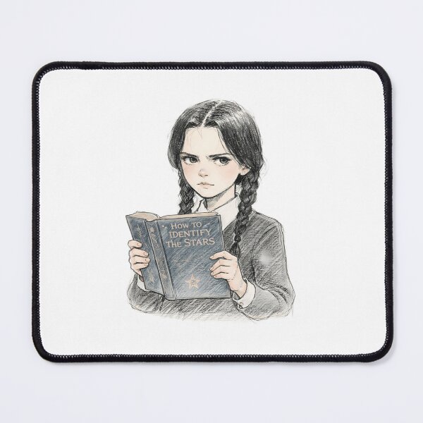 Item preview, GOTH GIRL WITH STAR GUIDE BOOK designed and sold by LIS AND MELIVERSO.