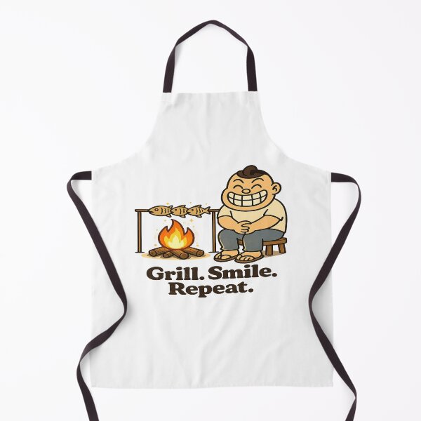Item preview, Smile grill repeat designed and sold by ARTGENERATESART.