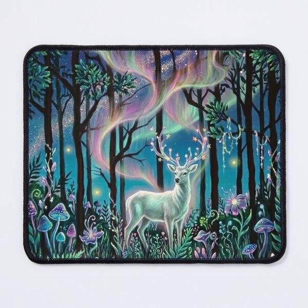 Item preview, Dreamy Deer in the Enchanted Forest designed and sold by cloud lee.