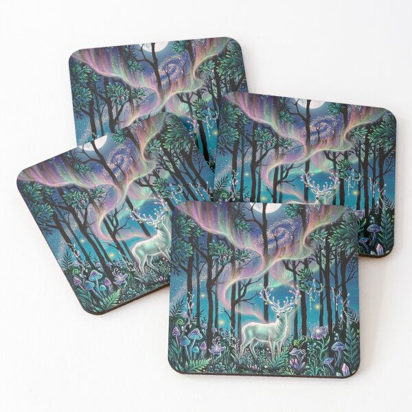 Item preview, Dreamy Deer in the Enchanted Forest designed and sold by cloud lee.