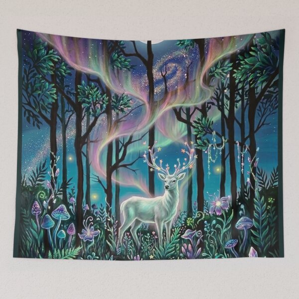 Item preview, Dreamy Deer in the Enchanted Forest designed and sold by cloud lee.