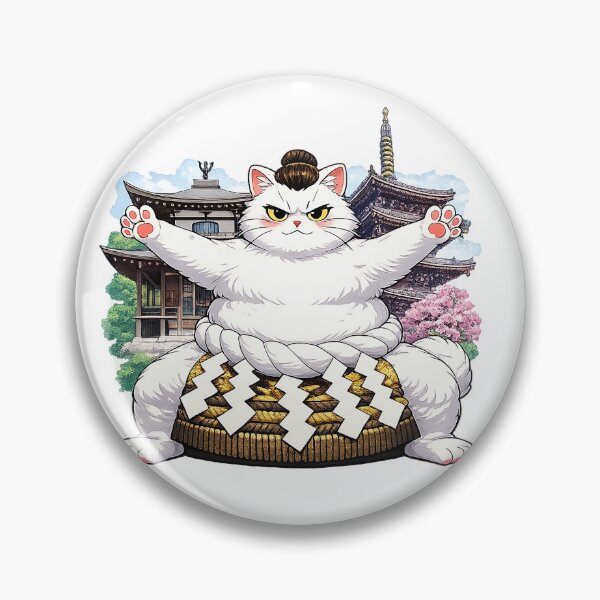 Artikelvorschau, Großartige und mächtige Yokozuna-Katze entworfen und verkauft von KitSumo.