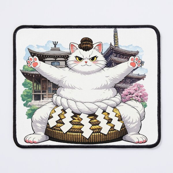 Item preview, Great & Powerful Yokozuna Cat designed and sold by KitSumo.