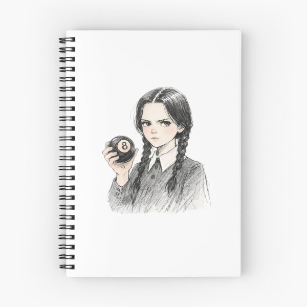 Artikelvorschau, GOTH-MÄDCHEN MIT BILLARDBALL MIT DER NUMMER 8 entworfen und verkauft von LIS AND MELIVERSO.