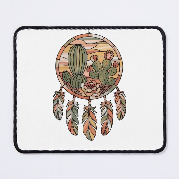 Item preview, Modern Stained Glass Dream catcher Botanical Collection designed and sold by Luppuss.