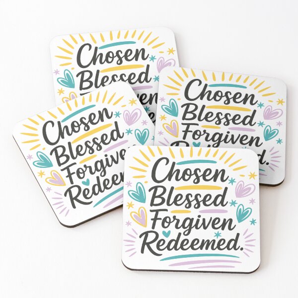 Item preview, Chosen, Blessed, Forgiven, Redeemed designed and sold by ArtistsLabs.
