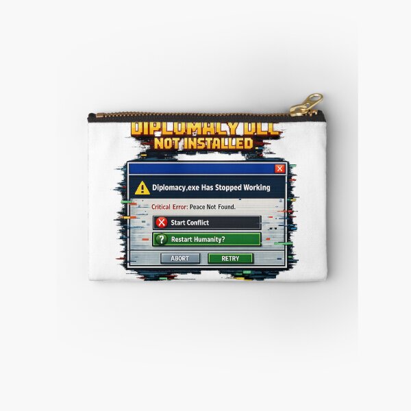 Item preview, Diplomacy DLC Not Installed – Satirical Gamer Error Design designed and sold by darkan1.