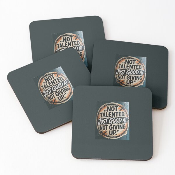 Item preview, Not Talented Just Good At Not Giving Up Motivation Sticker designed and sold by Scro-Ciob-Shop.