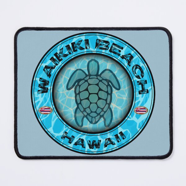 Item preview, Waikiki Beach Hawaii sea turtle vintage designed and sold by studioss76.