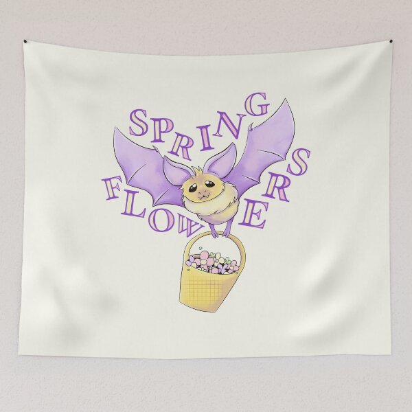 Item preview, Spring Flower Bat-sket designed and sold by marley-seraph.