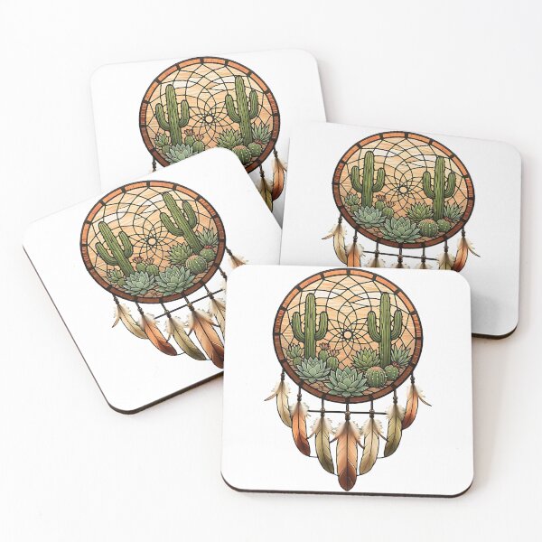 Item preview, Modern Stained Glass Dream catcher Botanical Collection designed and sold by Luppuss.