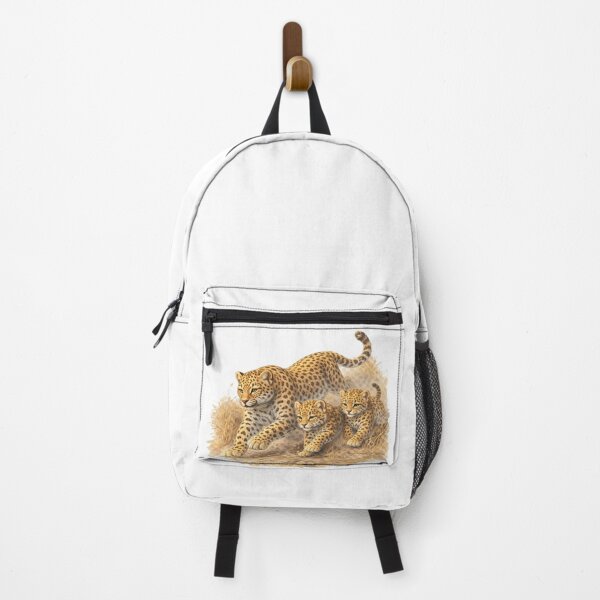 Item preview, Leopard mother running with cubs designed and sold by XenialitySIA.