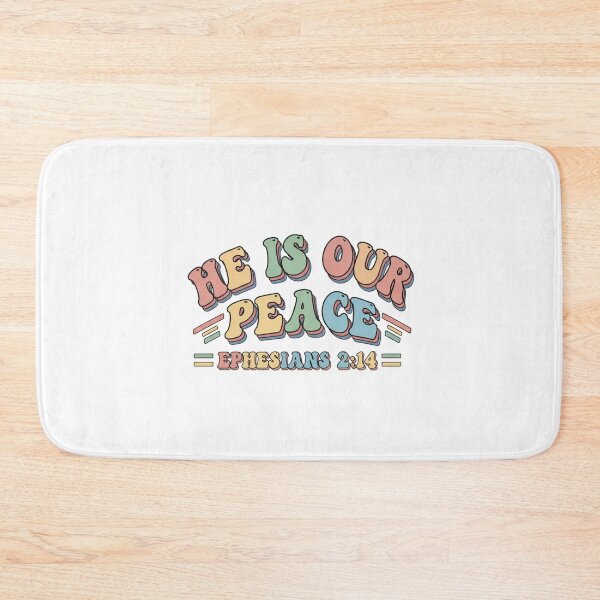 Item preview, He Is Our Peace Sticker – Ephesians 2:14 – Christian Neutral Faith Decal designed and sold by Illustrated Faith.