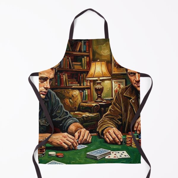 Item preview, The Gamblers: James Dean & Steve McQueen Midnight Poker Impasto designed and sold by Art's Diner.