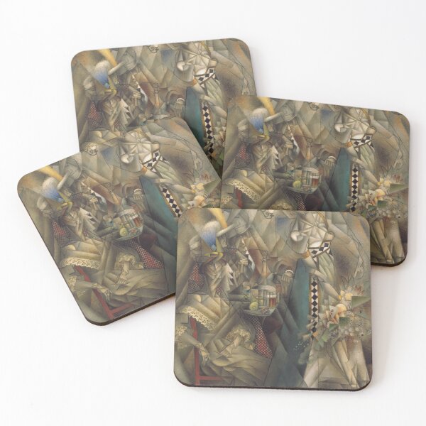 Item preview, Cubist Painting Style Abstract Figures Composition for Modern Art Collectors designed and sold by RickE.