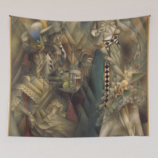 Item preview, Cubist Painting Style Abstract Figures Composition for Modern Art Collectors designed and sold by RickE.
