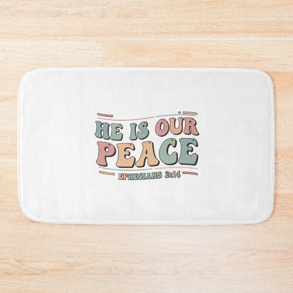 Item preview, He Is Our Peace Sticker – Ephesians 2:14 – Christian Neutral Faith Decal designed and sold by Illustrated Faith.