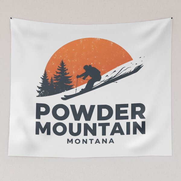 Item preview, Powder Mountain - Montana  designed and sold by GoodOldVintage.