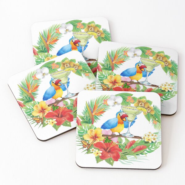 Item preview, Parrot with a Margarita designed and sold by ParrotHeadSwag.
