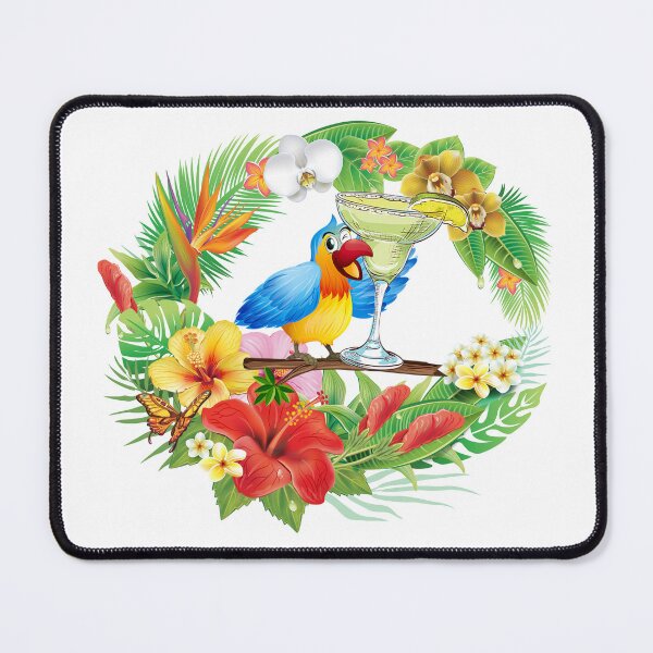 Item preview, Parrot with a Margarita designed and sold by ParrotHeadSwag.