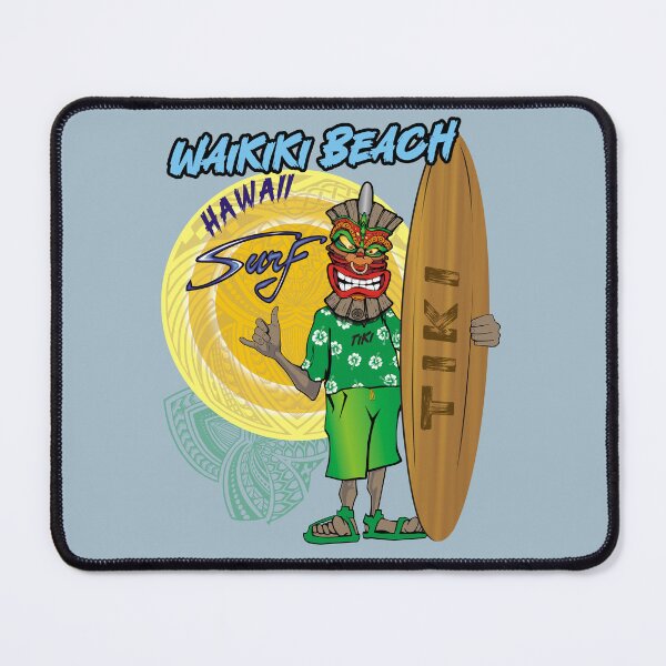 Item preview, Waikiki Beach Hawaii Tiki Surf vintage designed and sold by studioss76.