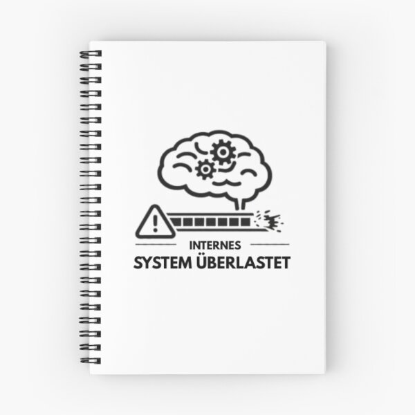 Artikelvorschau, Lustiges Overthinking Gehirn - Internes System überlastet entworfen und verkauft von MS-DesignArt.