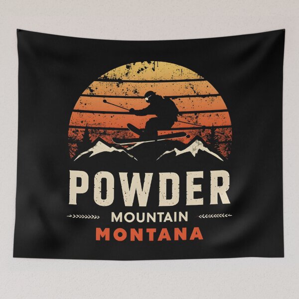 Item preview, Powder Mountain - Montana  designed and sold by GoodOldVintage.