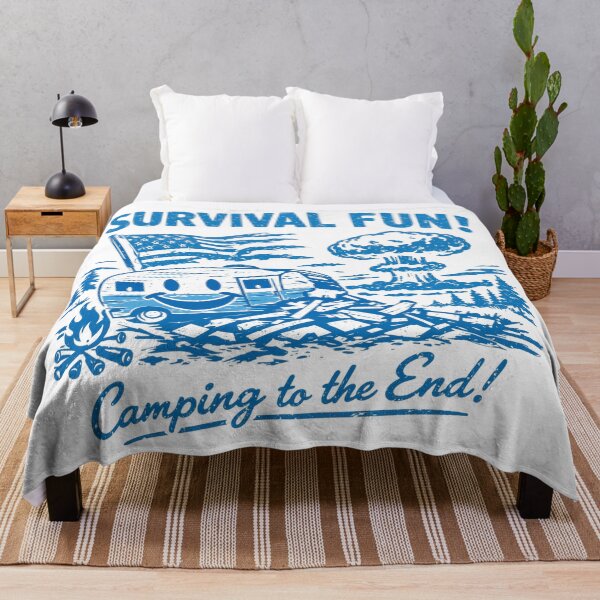 Item preview, Retro Atomic Camping Survival Illustration designed and sold by FireScreen.