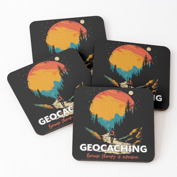 Item preview, Geocaching Because Therapy Is Expensive – Funny Outdoor Adventure Design designed and sold by ArcticFoxStudio.