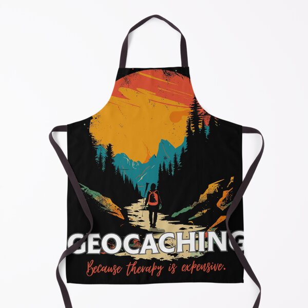 Item preview, Geocaching Because Therapy Is Expensive – Funny Outdoor Adventure Design designed and sold by ArcticFoxStudio.