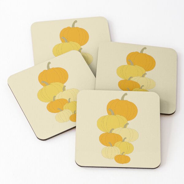 Item preview, Vintage Fall Pumpkins Autumn Aesthetic Cream Background designed and sold by MellowCat.
