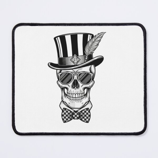 Item preview, Stylish Skeleton Gentleman - Black and White Vector Art  designed and sold by j0mj0ma.