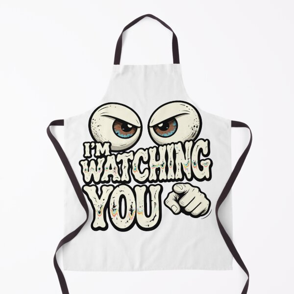 Item preview, I'm Watching You - Retro Spy Eyes Funny Graphic with Pointing Finger designed and sold by RonyMady.