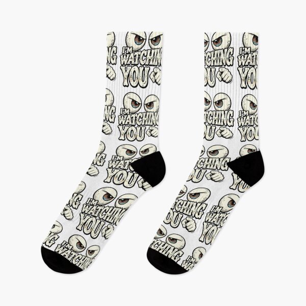 Item preview, I'm Watching You - Retro Spy Eyes Funny Graphic with Pointing Finger designed and sold by RonyMady.
