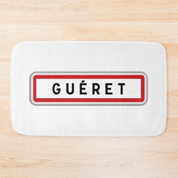 Item preview, Guéret sign – Creuse, Nouvelle-Aquitaine designed and sold by Panneaux et signalisations - NPOITEVIN.
