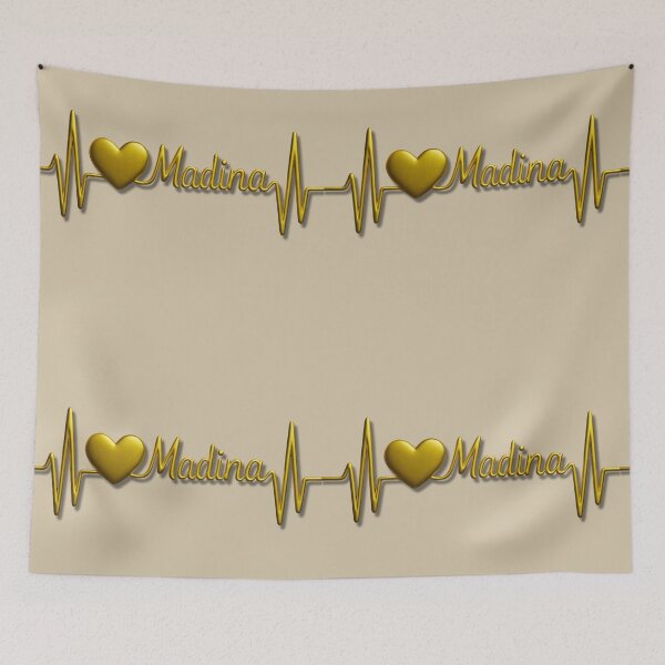 Item preview, Madina Heartbeat Pulse (V.1) - Islamic Faith & Love Design designed and sold by D-Islamic.
