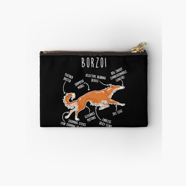 Item preview, Red Borzoi Dog Anatomy designed and sold by Clara Hollins.