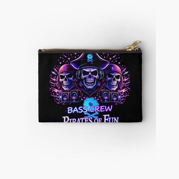 Item preview, Bass Crew Pirates of Fun – Neon Pirate Rave Crew designed and sold by leyfinder.