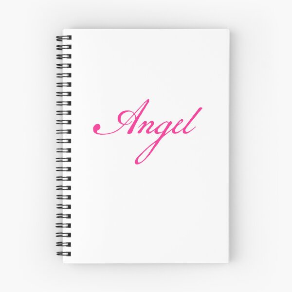 Item preview, “Angel” cursive text designed and sold by club-classics.