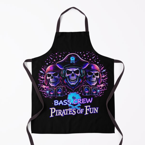 Item preview, Bass Crew Pirates of Fun – Neon Pirate Rave Crew designed and sold by leyfinder.