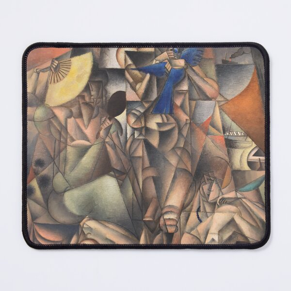 Item preview, Cubist Painting Style Abstract Multi-Figure Composition for Modern Art Collectors designed and sold by RickE.