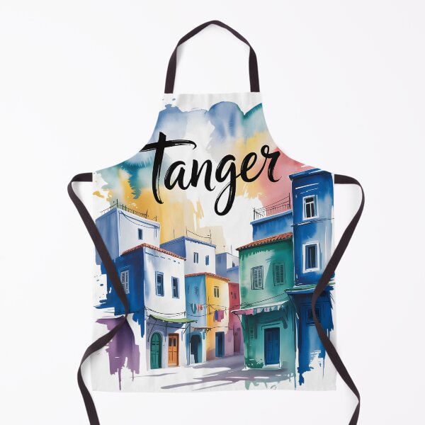 Item preview, Tanger | Tanger Morocco Blue Medina Watercolor Art designed and sold by JessArty ⭐⭐⭐⭐⭐.