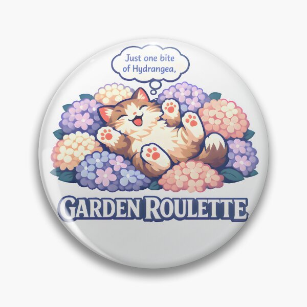 Item preview, Garden Roulette – Hydrangea Toxic to Cats | Funny Veterinary Design designed and sold by Bettybee00.