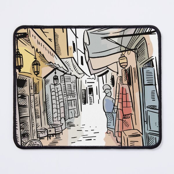 Item preview,  Tanger | Tanger Morocco Urban Sketch Art | Vintage Medina Travel designed and sold by JessArty ⭐⭐⭐⭐⭐.
