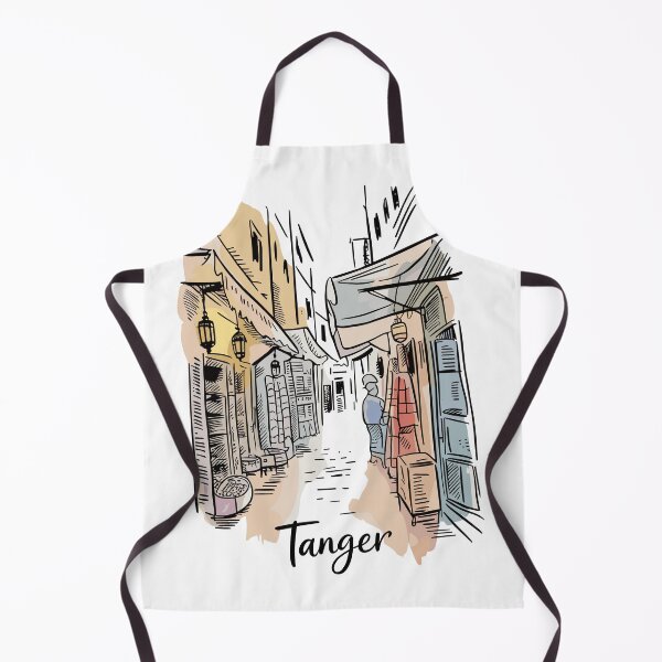 Item preview,  Tanger | Tanger Morocco Urban Sketch Art | Vintage Medina Travel designed and sold by JessArty ⭐⭐⭐⭐⭐.